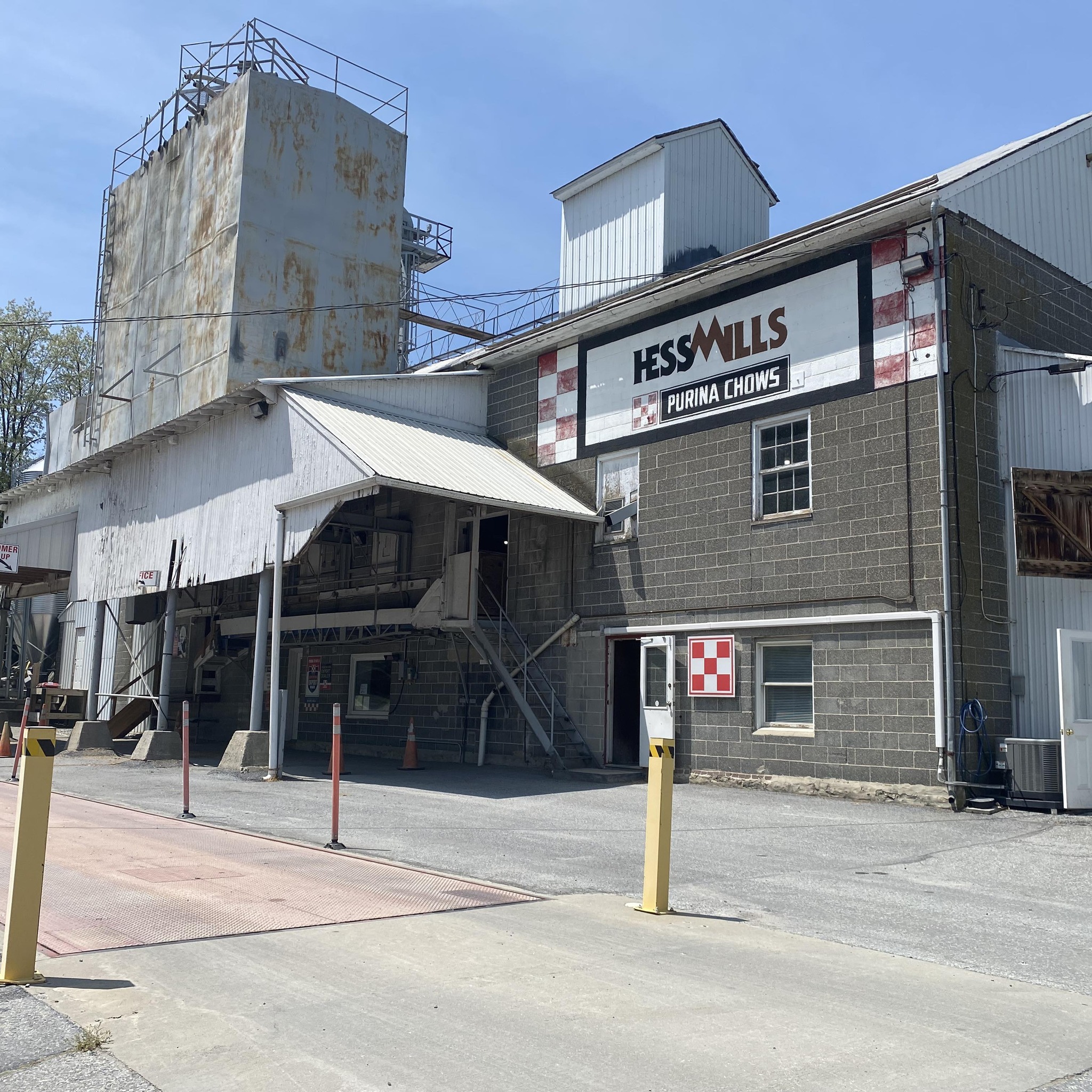 a picture of the Hess Mills building